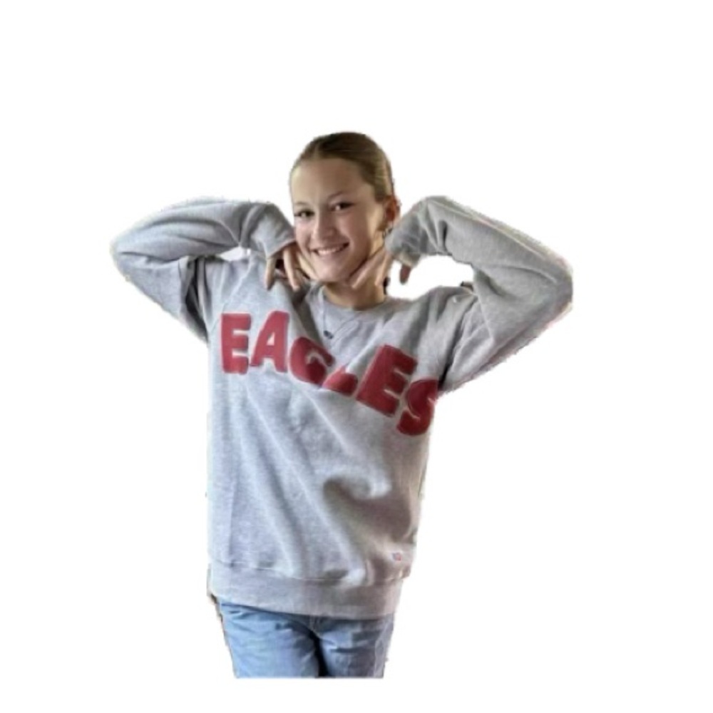 Custom Personalized Gray sweatshirt or tshirt in womens sizes XS, S, M, L, XL